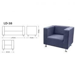 โซฟารับแขก LD-38 - 1 ที่นั่ง
