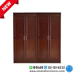 ตู้เสื้อผ้า 4 บานโอ้คแลนด์ CNP-487