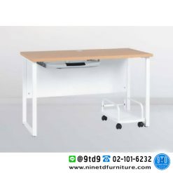 โต๊ะคอมพิวเตอร์+ที่วาง CPU MALAGA SET ขนาด 120 CM