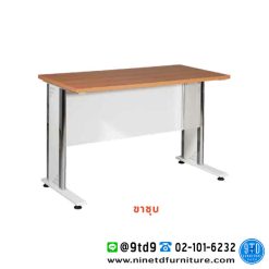 โต๊ะทำงานขาโล่ง 120-180 CM ลึก 60 CM (ขาชุบ) OD201/OD202/OD203