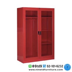 ตู้เก็บอุปกรณ์ดับเพลิงสูง บานเปิดกระจก 3,4 ฟุต FESCG31FR/FESCG41FR