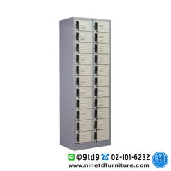 ตู้ล็อกเกอร์เล็ก 2 แถวสูง 22 ช่อง LK122