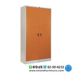 ตู้เสื้อผ้า 2 บานเปิดทึบสูง(กั้นกลาง) 2 แผ่นชั้น 3 ฟุต WD3FDC