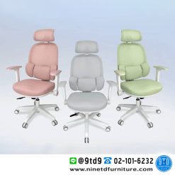 เก้าอี้ทำงานเพื่อสุขภาพ พนักพิงสูง "ABIGAIL" PL-1850