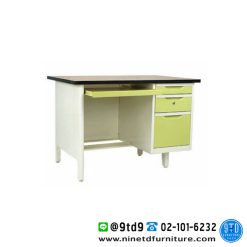 โต๊ะคอมพิวเตอร์ 4.5 ฟุต (หน้าเมลามีน) (ถังเดี่ยว) TCS45F